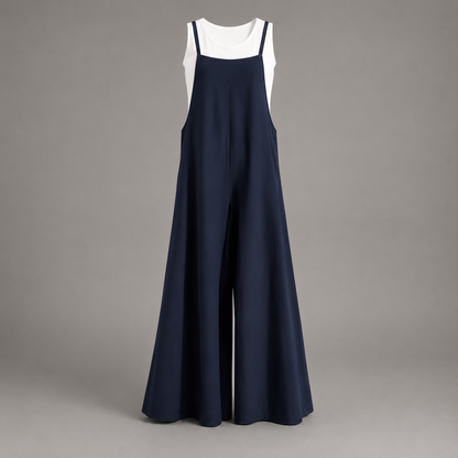 Lässiger Jumpsuit mit weitem Bein