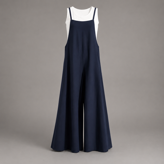 Lässiger Jumpsuit mit weitem Bein