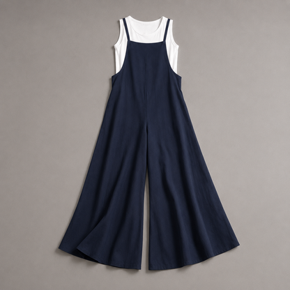 Lässiger Jumpsuit mit weitem Bein