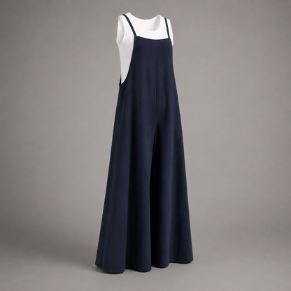 Lässiger Jumpsuit mit weitem Bein