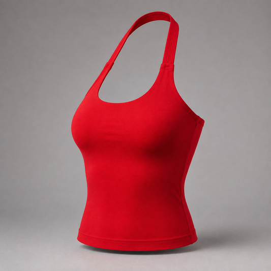 Tailliertes Neckholder-Top