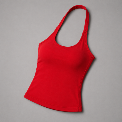 Tailliertes Neckholder-Top